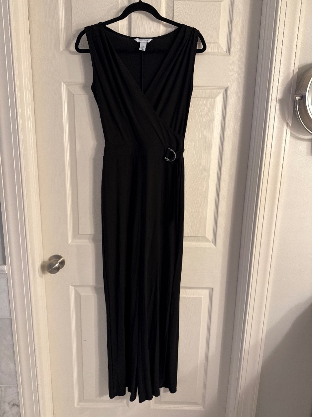 WHBM Wide Leg Black Jumpsuit